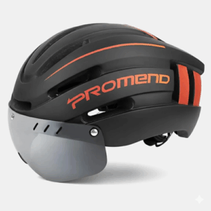 PROMEND Bicycle Helmet with LED Taillight & Goggles — All-In-One MTB / Road Helmet