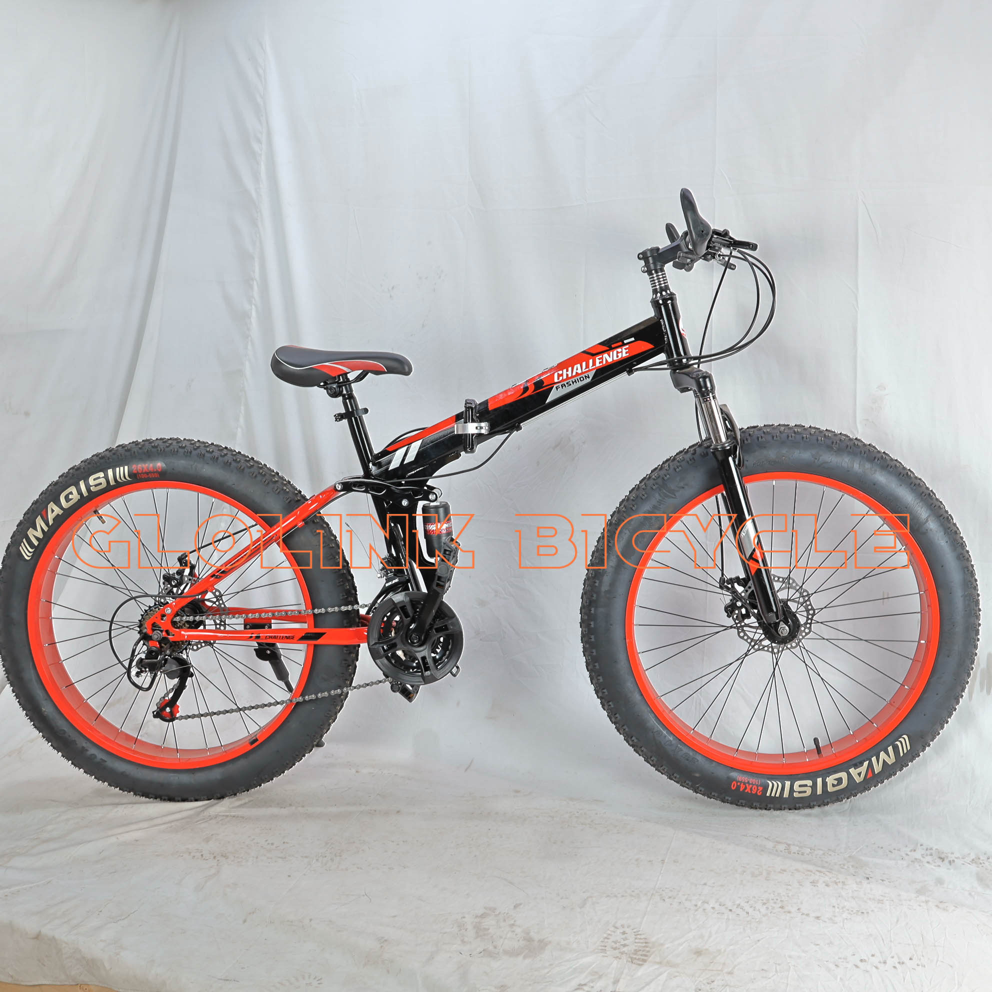 Challenger Bike Size 26 Fat Bike for teens and adults – Foldable, Full Suspension & Disc Brakes - Image 8