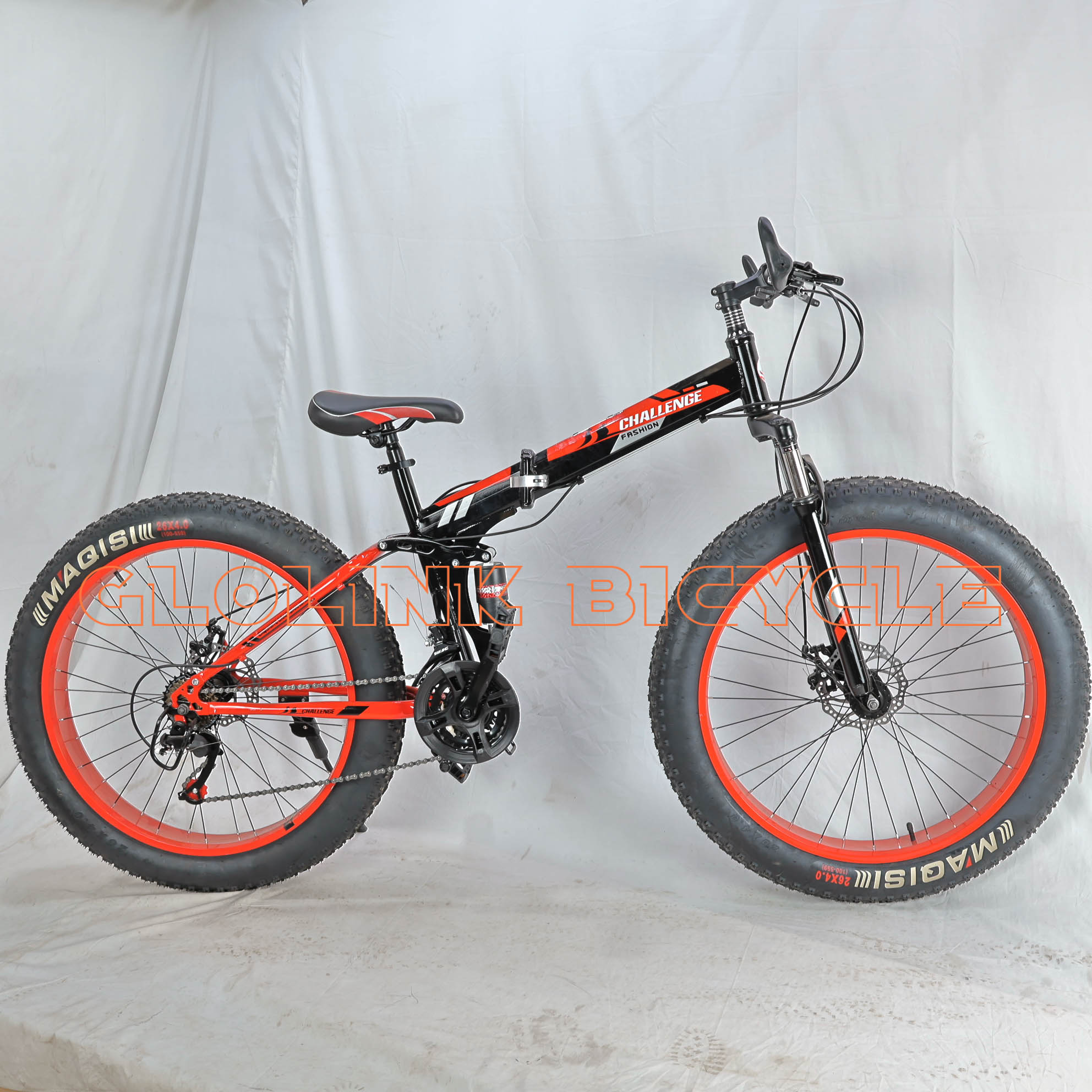 Challenger Bike Size 26 Fat Bike for teens and adults – Foldable, Full Suspension & Disc Brakes - Image 3